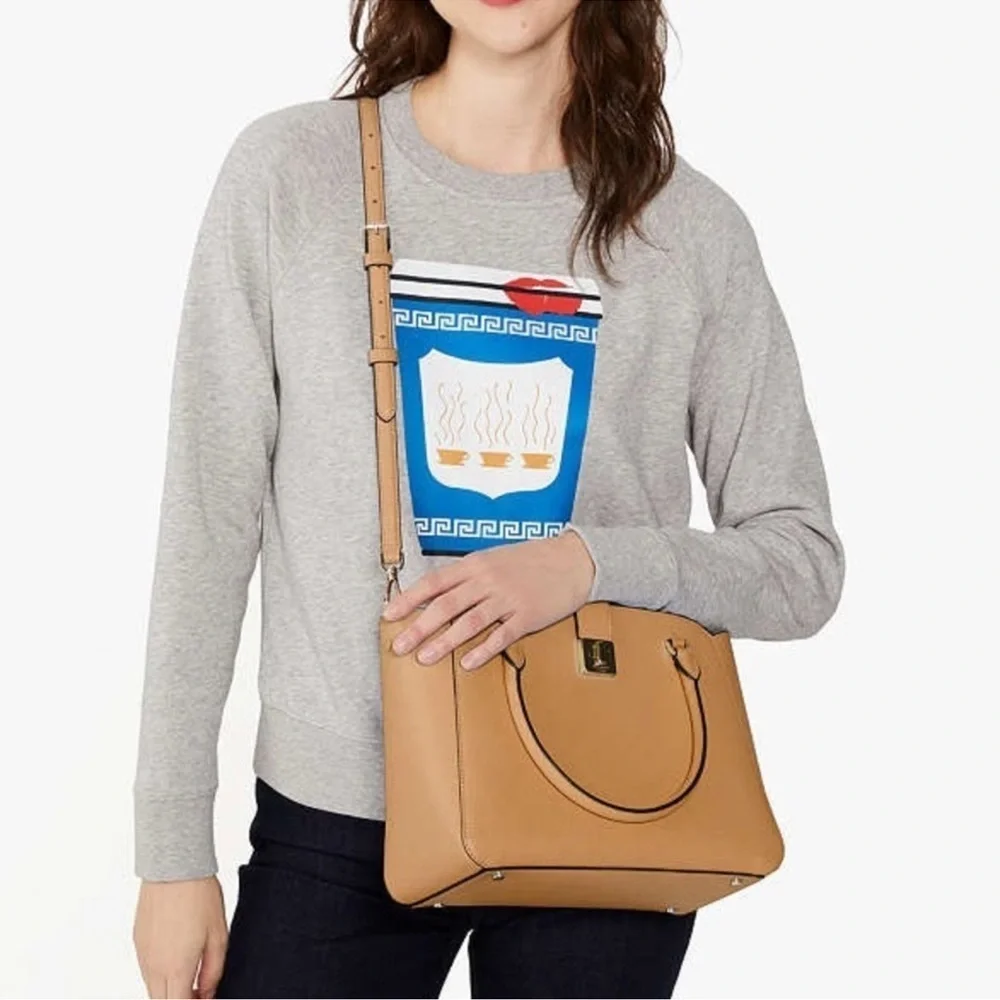 Elegant Tan Kate Spade Handbag